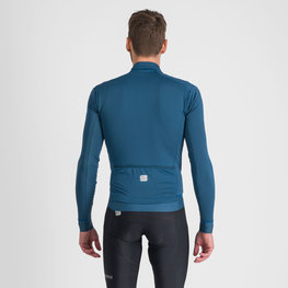 SPORTFUL Cycling winter long sleeve jersey - MONOCROM THERMAL - blue