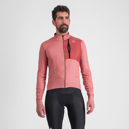SPORTFUL Cycling winter long sleeve jersey - SUPERGIARA THERMAL - pink