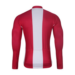 BONAVELO Cycling thermal jacket - POLAND WINTER - red/white