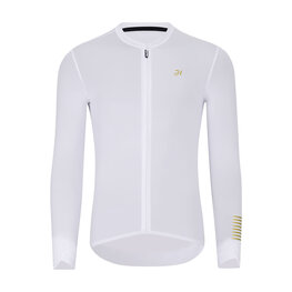 HOLOKOLO Cycling summer long sleeve jersey - VICTORIOUS GOLD ELITE - white