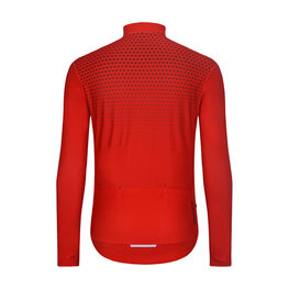 HOLOKOLO Cycling winter long sleeve jersey - STARLIGHT WINTER - red