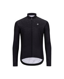 HOLOKOLO Cycling winter long sleeve jersey - STARLIGHT WINTER - black