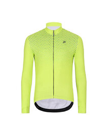 HOLOKOLO Cycling winter long sleeve jersey - STARLIGHT WINTER - yellow