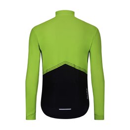 HOLOKOLO Cycling winter long sleeve jersey - ARROW II WINTER - yellow/black