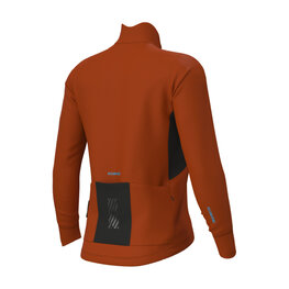 ALÉ Cycling winter long sleeve jersey - KLIMATIK K-IDRO - orange