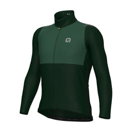ALÉ Cycling winter long sleeve jersey - OFF ROAD - GRAVEL DUAL - green