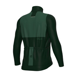 ALÉ Cycling winter long sleeve jersey - OFF ROAD - GRAVEL DUAL - green