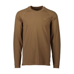 POC Cycling summer long sleeve jersey - POISE CREW - brown